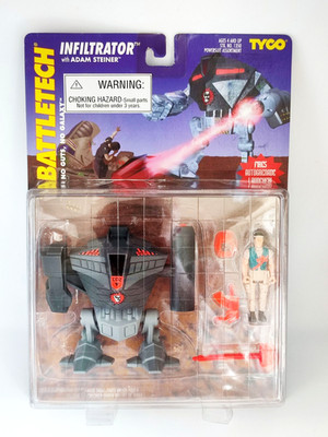 1994 TYCO BATTLETECH FABRIKVERSIEGELTE FIGUR INFILTRATOR & ADAM STEINER HERVORRAGENDER ZUSTAND