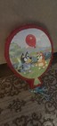 Bluey & Bingo Balloon-Shaped Piñata Red Fringe Multicolor Birthday Party — photo 3
