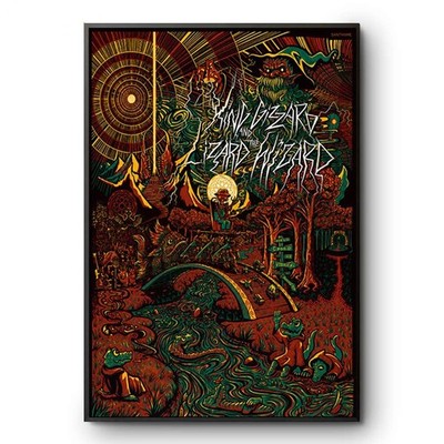 King Gizzard and the Lizard Wizard 2026 Tour Poster Psychedelic Rock Art Print
