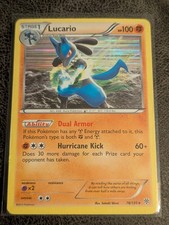 Pokémon TCG Lucario Reverse Holo Rare Card 78/135 Plasma Storm MP on eBay