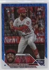 2023 Topps Update Blue Foil 279/999 Michael Stefanic #US124 10a4