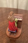 Vintage Angel Woman Playing Piano, 2001 Christmas Village Figurine 3” H Roman — photo 5