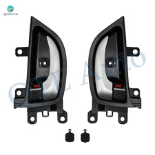 Pair of 2 Rear Left-Right Inside Door Handle For 2011-2016 Hyundai Elantra
