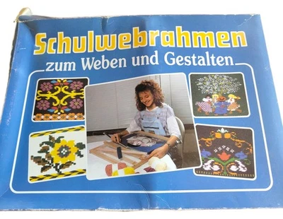 Webrahmen Schulwebrahmen Holz Vintage  ca. 45 cm x 55 cm - Bild 1 von 4