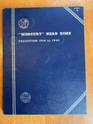 Mercury Head Dime Collection 1916 To 1945 - 38 Coins  - Comes In Whitman Book