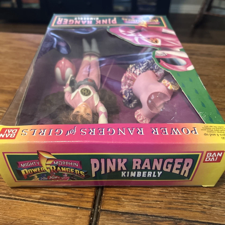 Novo Bandai Mighty Morphin Power Rangers Pink Ranger- Kimberly/1994 - Imagem 3 de 4
