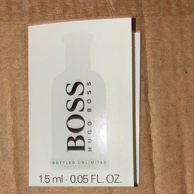 HUGO BOSS Bottled Unlimited Eau de Toilette Spray 1.5 ml Sample Size( 5 count)