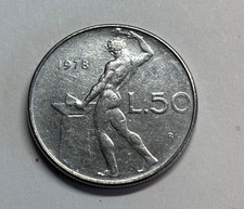 1978 Italy Republic Italiano L100 Lire Lira International Actual Coin