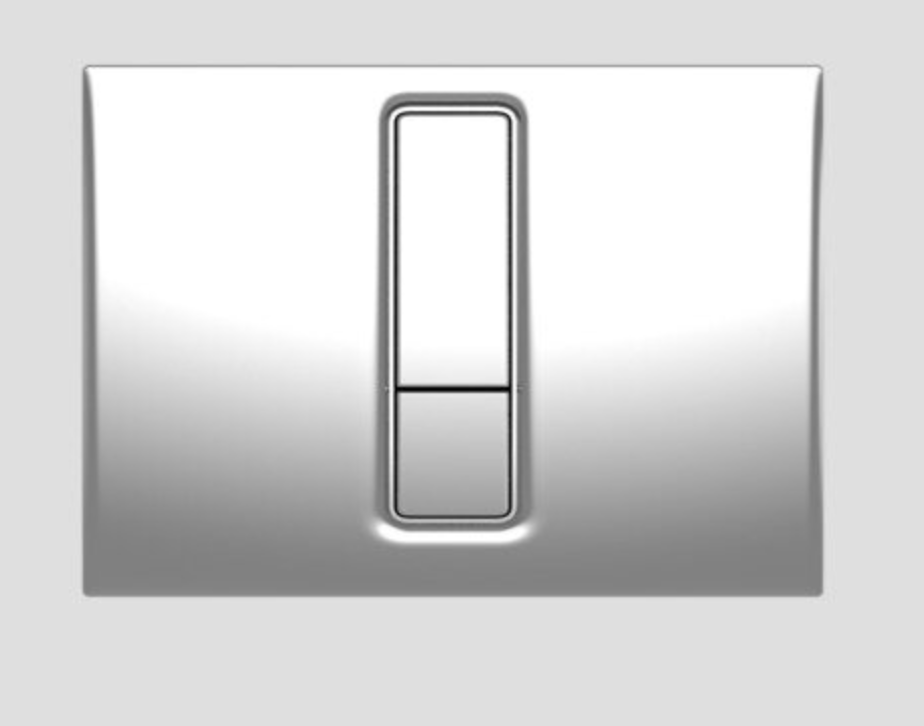 Sanit Push Plate Ineo Bright Chrome Dual Concealed Cisterns 16.750.81..0000