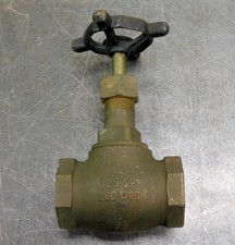 Lunkenheimer FIG 2140 Bronze Globe Valve 1-1/4" NPT 125 SP 200 WOG