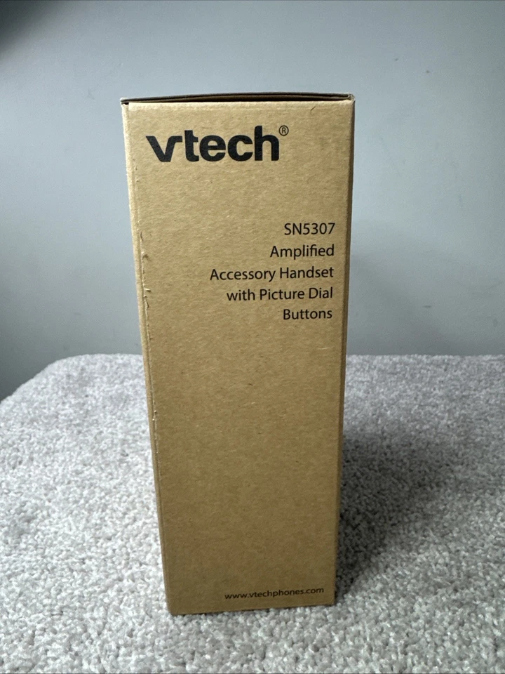 VTech SN5307 Amplified Photo Dial Accessory Handset Big Button NEW in the Box - Image 2 of 3