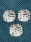 3x 1/2 Oz Silver Rounds From National Collectors Mint