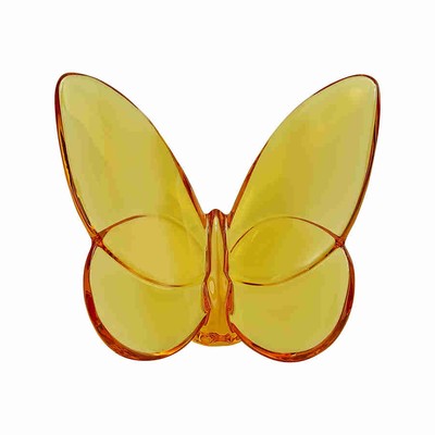 【BACCARAT】Lucky Topaz Crystal バタフライ 像を彫る 2102549 Baccarat Topaz Lucky Butterfly 2102549 | eBay