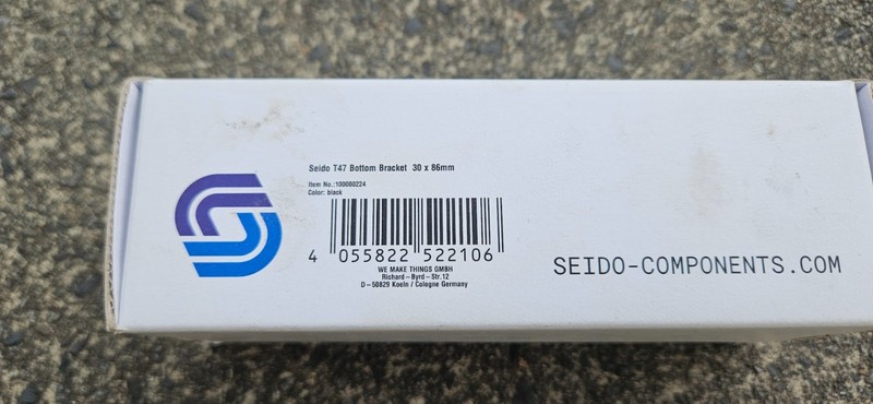 Seido T47 Bottom Bracket 30 x 86mm BNIB