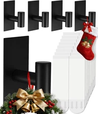 5 Pcs Towel Hooks Heavy Duty for Hanging，Adhesive Wall Hooks with Removable Stri