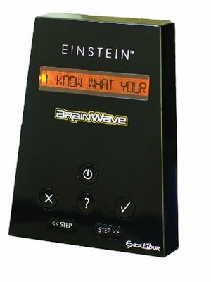Electronic Handheld Einstein Brain Games Brain Wave 20 Questions Game