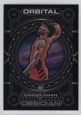 2022 Panini Obsidian Orbital Electric Etch Purple 48/75 Shaedon Sharpe #17 1d0h