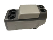 04 05 06 07 08 Ford F150 F-150 Floor Center Console With Lid Cupholder Gray