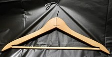 Vintage 1940's Wooden Coat Hanger 17" long with Swivel Metal Hook