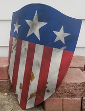 Marvel the First Avenger 1940s Captain America Shield Replica Alloy Metal