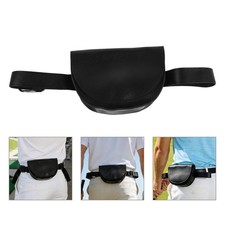 Durable PU Golf Rangefinder Protective Case Black with Multi Pocket Organizer