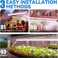 2-20pack T8 Led Grow Lights 3-4ft 36/48w Indoor Linkable Led Plant Growing Lamps