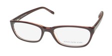 NEW JONES NEW YORK J730 GLASSES WOMENS BURGUNDY 53-17-135 PLASTIC RECTANGULAR