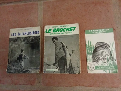 LOT 2 LIVRES ANCIENS-LA PECHE-ABC DU LANCER-LEGER/LE BROCHET.RENAULT/LACOUCHE - Photo 1/4