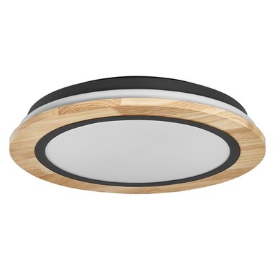 LEDVANCE SMART+ ORBIS WiFi-Deckenleuchte Wood, 24W, 2950lm, 400mm, regulierbares