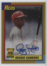 2021 Topps All-Star Rookie Cup Legends Gold Foil 25/50 Reggie Sanders Auto 7jo