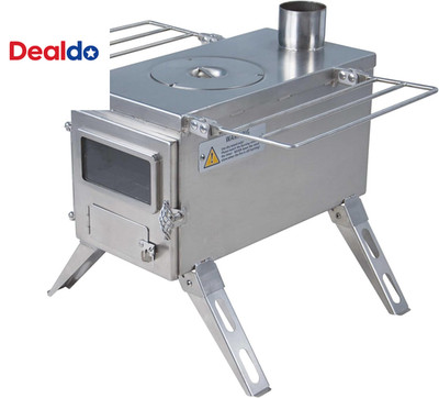 Nomad Medium Tent Stove | Tiny Portable Wood Burning Stove for Tents, Shelters, 