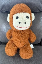 Animal Fair Vintage 1977 Monkey Plush Rattle Stuffed Animal