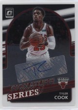 2021-22 Panini Donruss Optic Signature Series Tyler Cook #SS-TCK Auto f1m