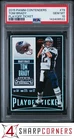 2015 PANINI CONTENDERS PLAYOFF TICKET #79 TOM BRADY #/199 POP 6 PSA 10