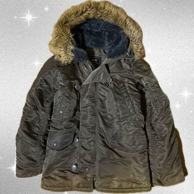 Alpha Industries N-3B Flight Jacket Military Nylon S Lightweight Casual Outdoor