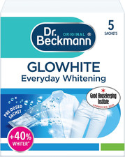 CLOTHES WHITENER GLOWHITE GLOW WHITE STAIN REMOVER BY DR BECKMANN 5 x 40g