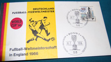 1966 WORLD CUP  GERMAN FDC WITH BONN FRANKING