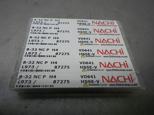6 NEW! NACHI 8-32 NC HSS Taps #L973/87275