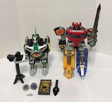 1993 Power Rangers Mighty Morphin Megazord & Dragonzord Bandai Vintage