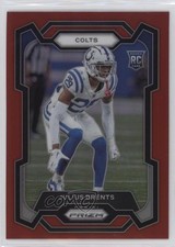 2023 Panini Prizm Rookies Red Prizm Julius Brents #346 ti8