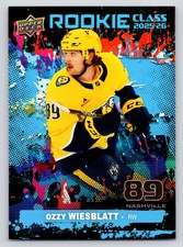 2025-26 Upper Deck #RC-7 Ozzy Wiesblatt Rookie Commemorative Class