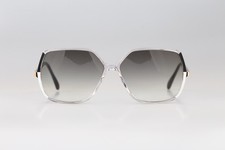 Silhouette M 1729 20 C 1639, Vintage 80s oversized clear hexagon sunglasses