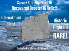 SpaceX Starship Historic Flight 10 Super Heavy Booster 16 Relic - Insul Panel #d