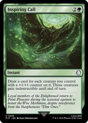 1x Inspiring Call - Universes Beyond: Fallout - NM  -  MTG