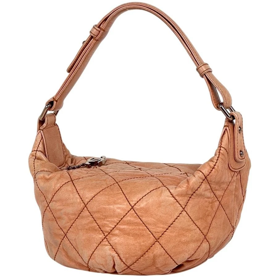 Chanel — Chanel CC Mark Leather Orange Shoulder Bag #BS2680