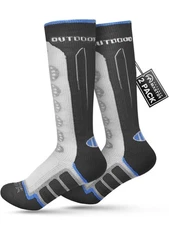 NEW OutdoorMaster Kids Socks 2 Pack Merino Wool Compression Thermal Size XS
