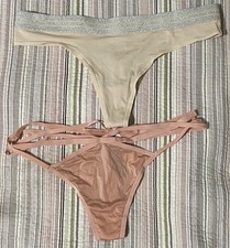 Victoria  s Secret Panty Lot    NEW Size Large Thong Panties