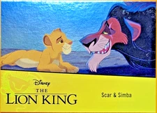 2020 Upper Deck Disney Lion King #42 Scar & Simba Silver ePack SP