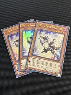 Yugioh! | White Rose Dragon - x3 (Playset) LDS2-EN109 1st Edition Ultra Rare NM