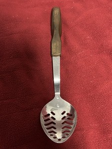 Vintage CUTCO No. 13 Slotted Serving Spoon Made In USA 12" L